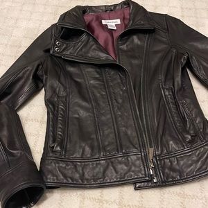 Calvin Klein Black Leather Jacket